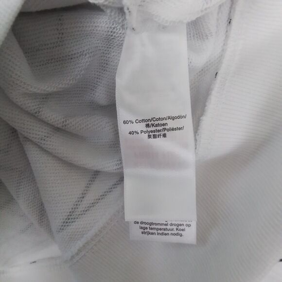 DKNY‎ Womens Hoodie Dress XL White Black Logo Sweatshirt Dress Cozy Soft - Picture 13 of 13